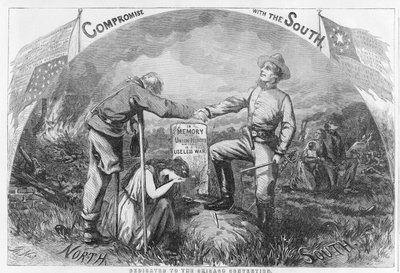 Compromis avec le Sud - Dédié à la Convention de Chicago, 1864 - Thomas Nast